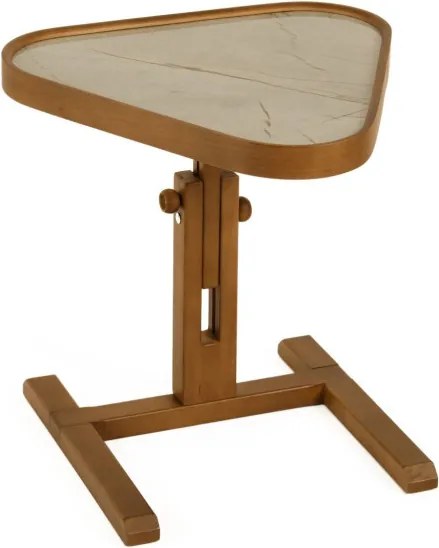 Opus Ucgen 46 - Walnut, Grey Marble