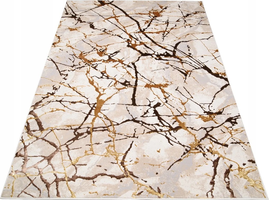 Szőnyeg Gold 140x200 Stílusos Modern Fényes w07