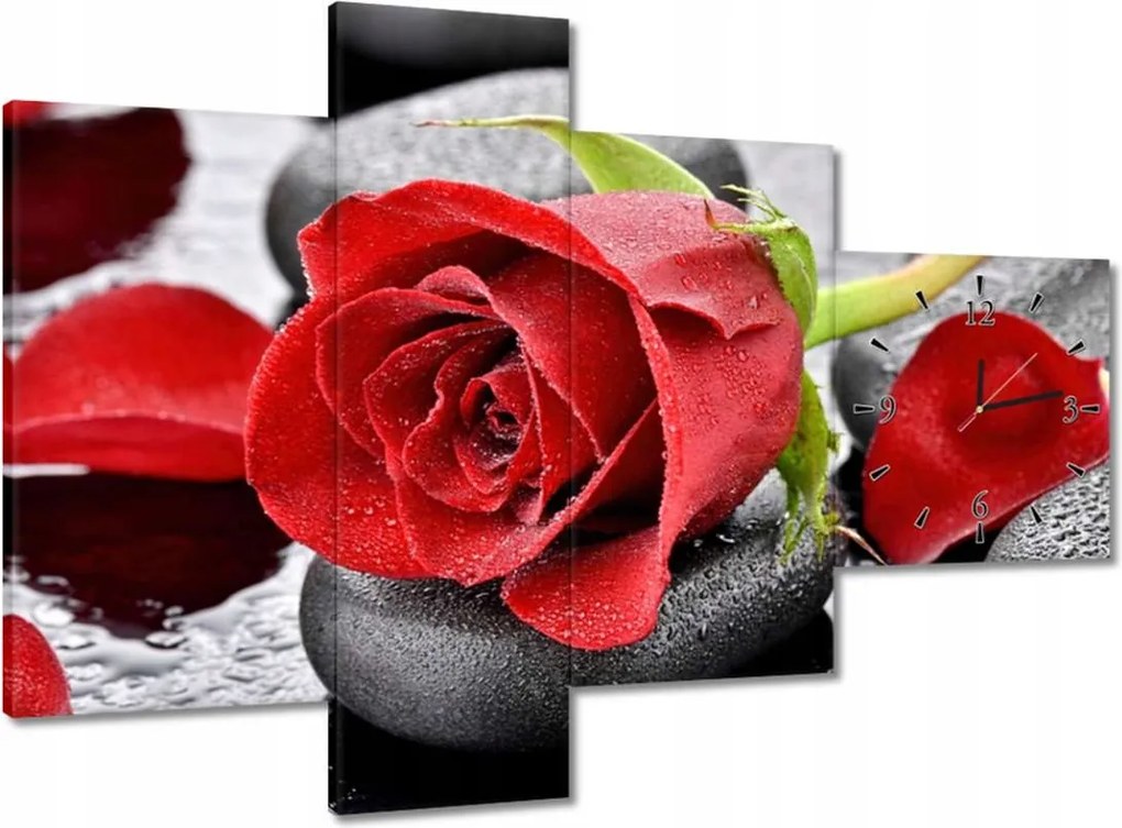 Órák 100x70 Vörös rózsa Neki