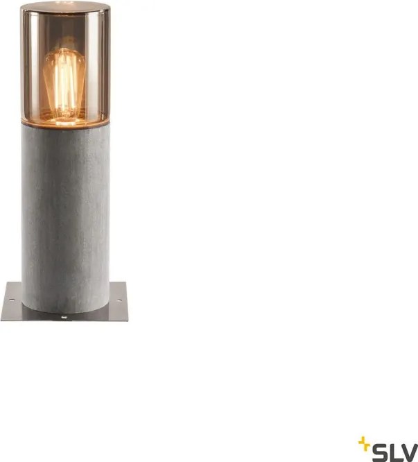 SLV 1000665 LISENNE Modern Kültéri Állólámpa Barna, Szürke E27 IP54