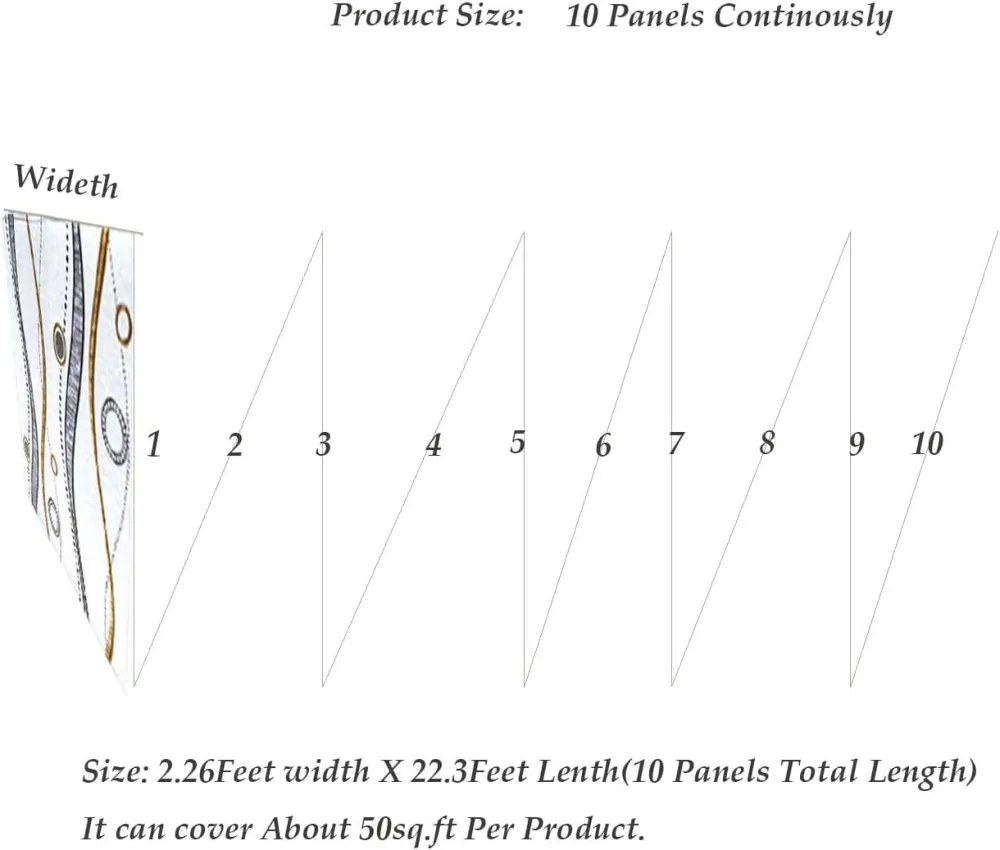 10 darab Öntapadós 3D falmatrica Klasszikus Absztrakt mintával 70x 70 x 0,6 cm-es méretben Tapéta