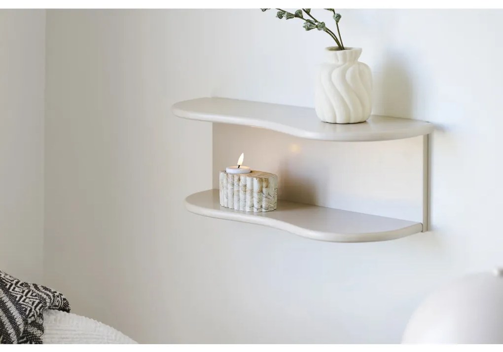 Botta fali polc bézs, 44x17,5x18 cm