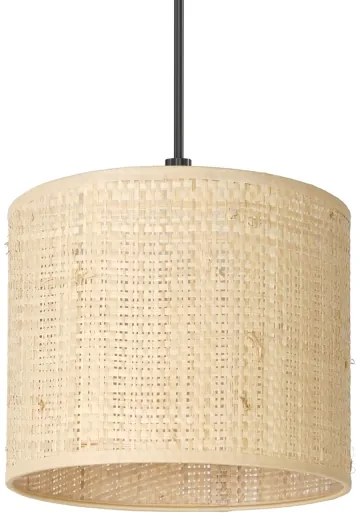 Csillár zsinóron RATTAN 1xE27/60W/230V á. 18 cm rattan