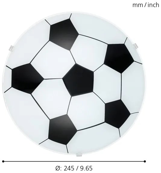 Eglo 87284 - Gyerek mennyezeti lámpa JUNIOR E27/60W/230V