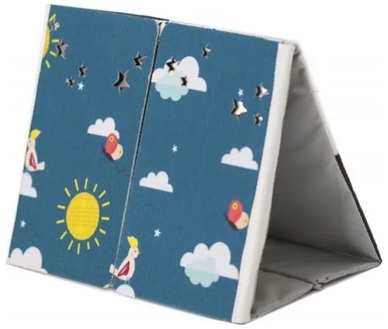 Taf Toys - Gyermek textilkönyv tükrös fekete