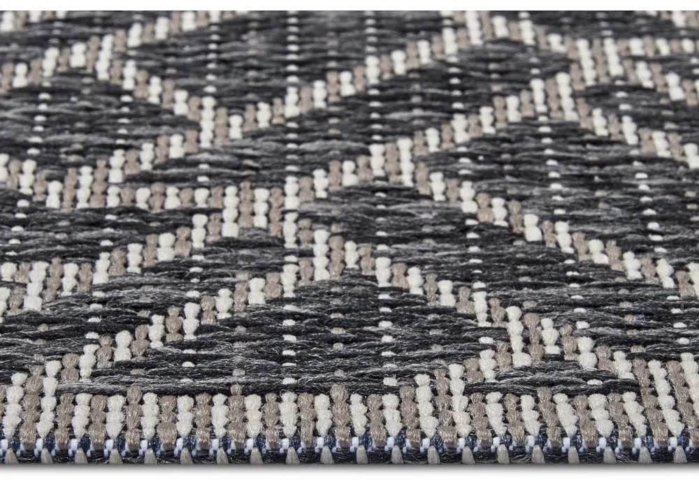 Sötétszürke kültéri szőnyeg 76x150 cm Clyde Eru – Hanse Home