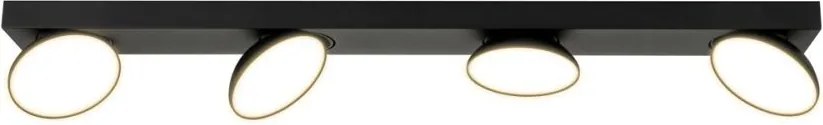 ITALUX SPL-31976-4B-BK CASTELIO Loft Mennyezeti Lámpa LED IP20