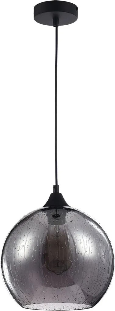 MAYTONI T314-11-B BERGEN Modern Függesztett Lámpa Fekete, Füstös E27 IP20