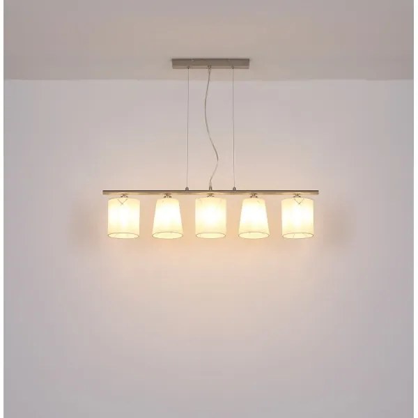 Globo 15430-5H - Csillár zsinóron NEMMO 5xE14/25W/230V