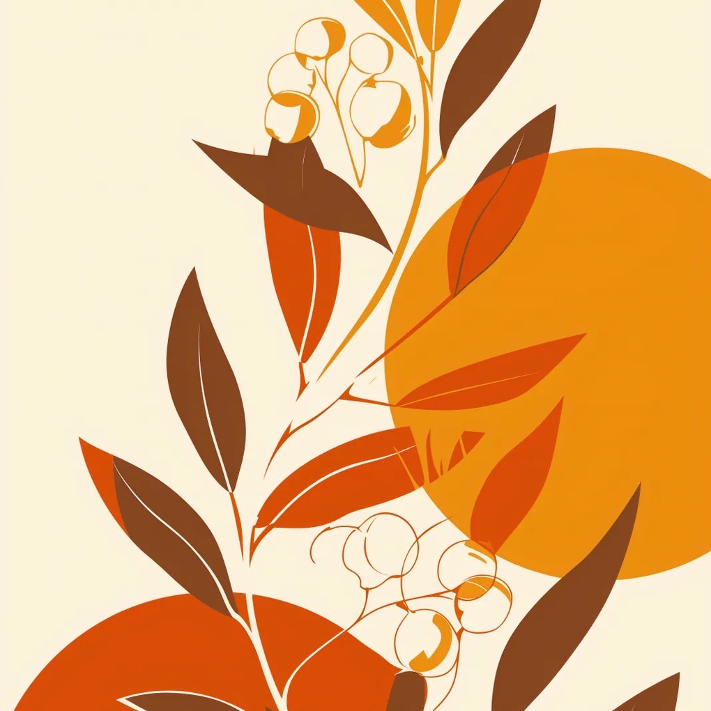 Poszter 60x60cm Meleg őszi szél