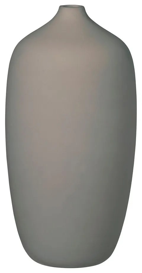 Ceola szürke váza, magasság 25 cm - Blomus