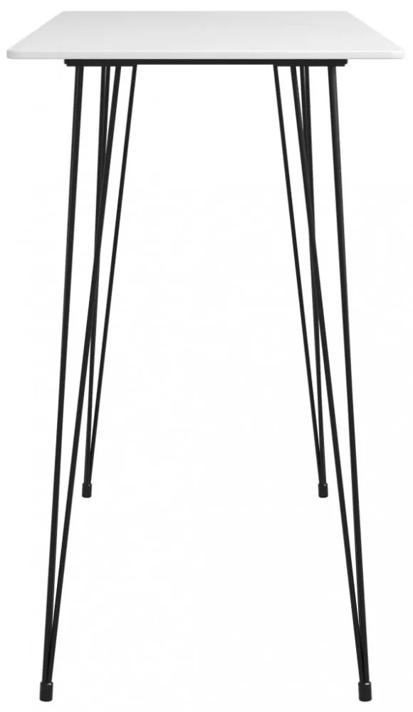 fehér bárasztal 120x60x105 cm