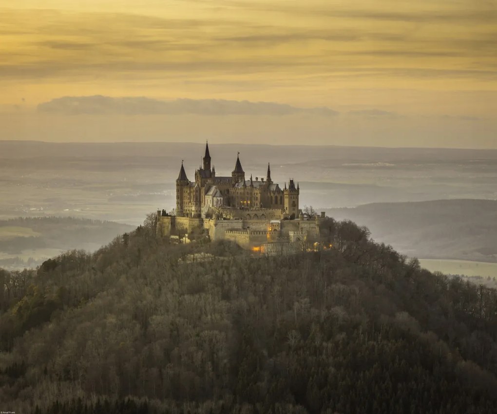 Poszter 60x50cm Hohenzollern kastély, Assaf Frank