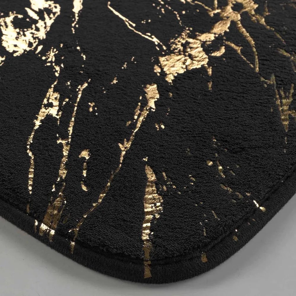 Fekete-aranyszínű fürdőszobai kilépő 45x45 cm Aquamarbre – douceur d'intérieur