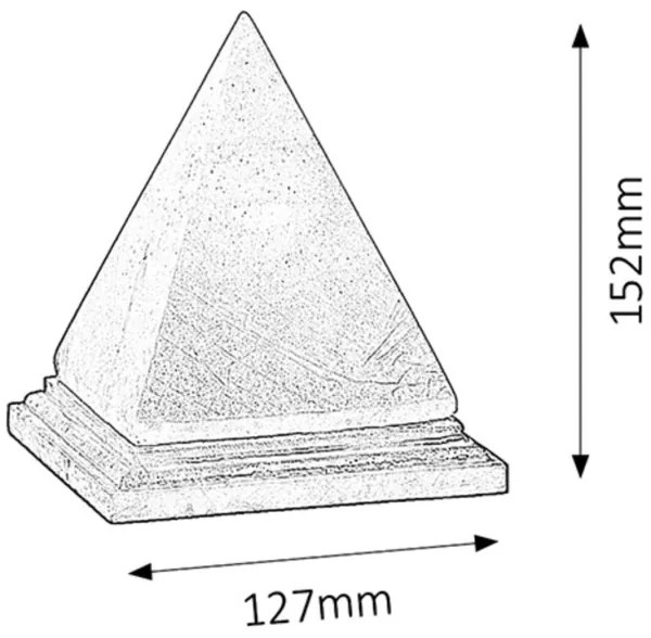 Rabalux 4096 - Sólámpa VESUVIUS 1xE14/15W/230V