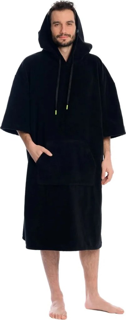 Towee Surf poncho MONO fekete, 80 x 115 cm, 80 x 115 cm
