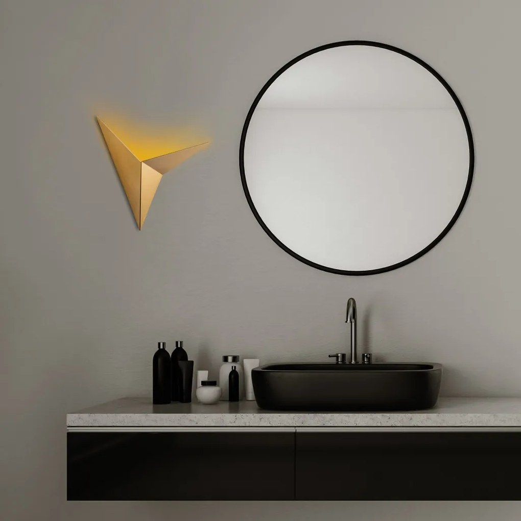 Kus Nuw-3204 arany fém LED falilámpa