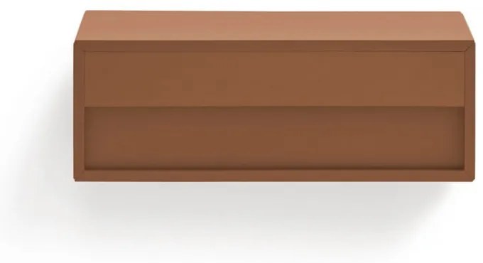 Téglavörös függő éjjeliszekrény Platt – Teulat