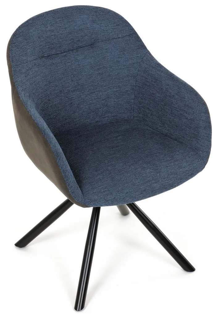 Étkezőszék-készlet visszahúzható mechanizmussalDCH-Y1143 BLUE2, 2 db