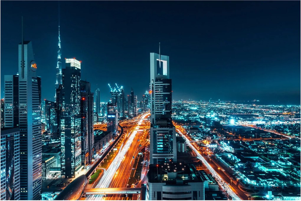 Kép - Dubai éjszaka (90x60 cm)
