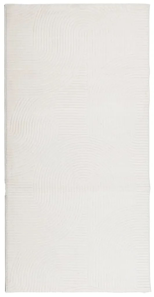 IZA krémszínű rövid szálú skandináv stílusú szőnyeg 100x200 cm