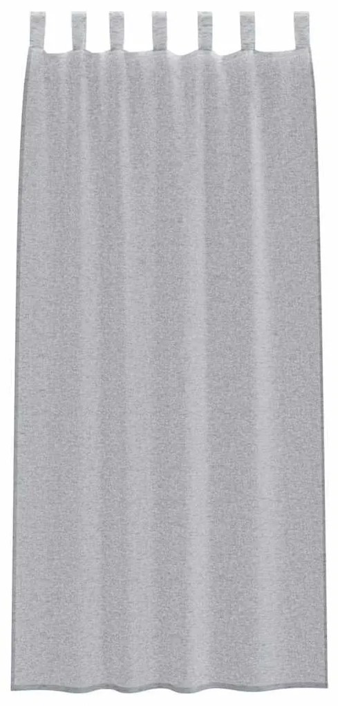 Függönyök függönyökkel 2 pcs Sötétszürke 140x175cm Poliészter
