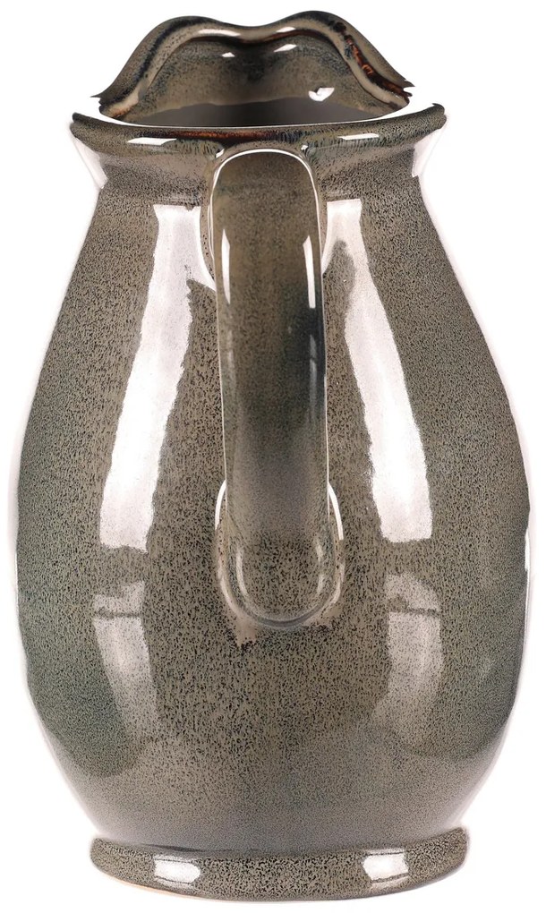 Kerámia kancsó szürke, 15 x 16 x 23 cm, közepes, 23 cm