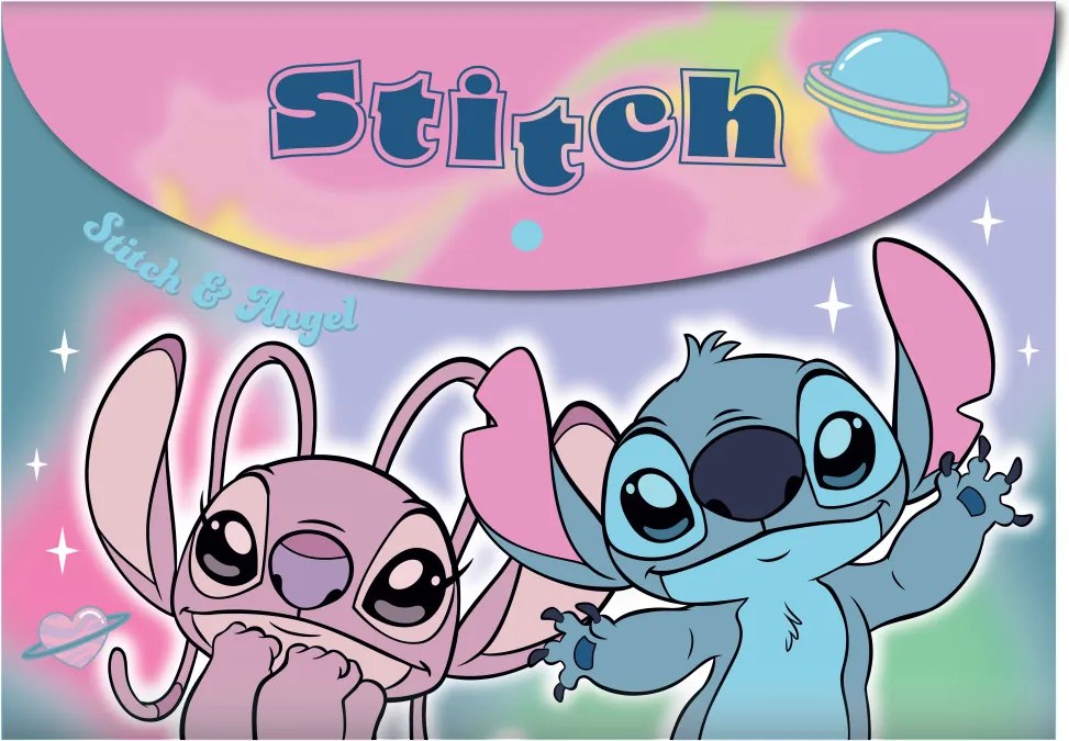 Disney Lilo és Stitch, A csillagkutya Universe A/4 irattartó tasak