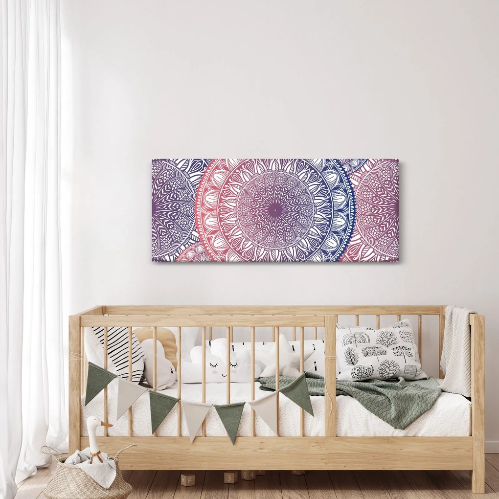 Mandala kép (120x50 cm)