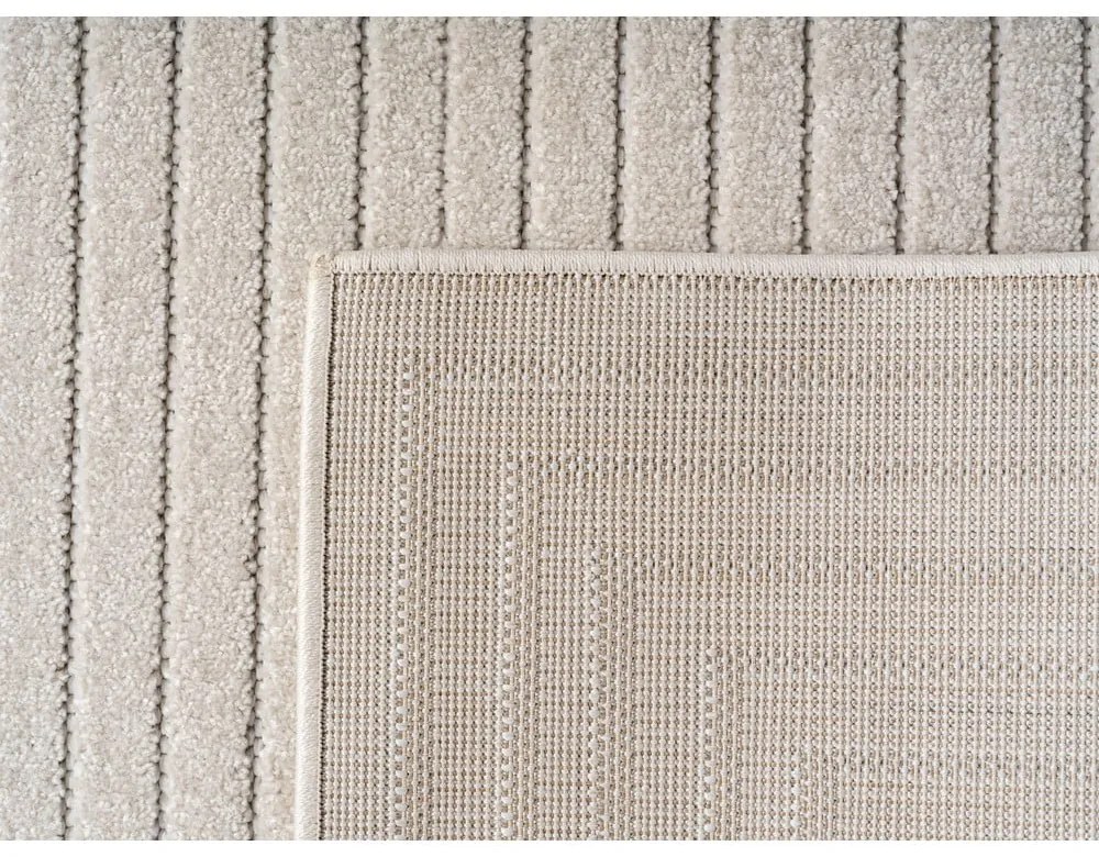 Krémszínű kerek kültéri-beltéri szőnyeg ø 160 cm Nova 1202 – Ayyildiz Carpets