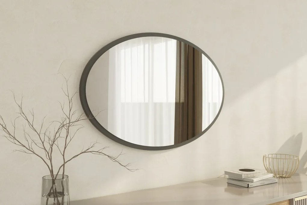 Beyo tükör, antracit, 60 cm