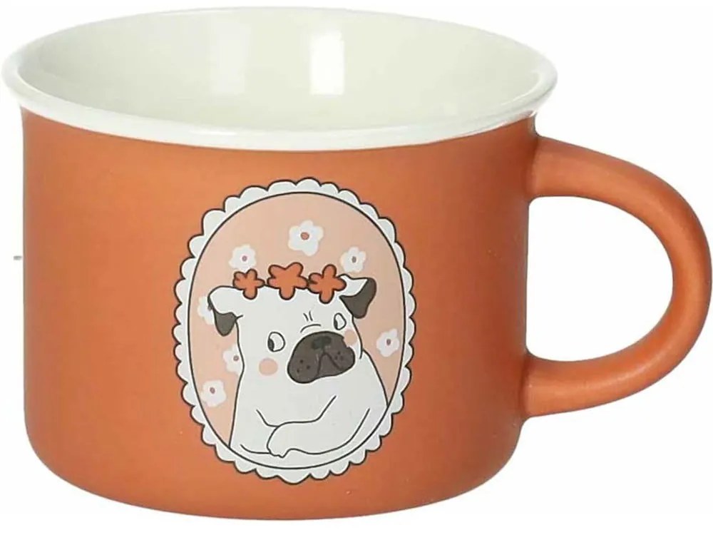 Porcelán bögre szett 4 db-os 150 ml Cani e Gatti – Brandani