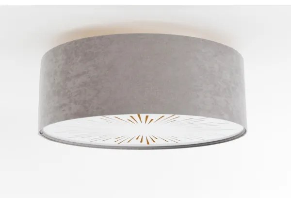 Mennyezeti lámpa RAYS 2xE27/60W/230V átm. 40 cm szürke