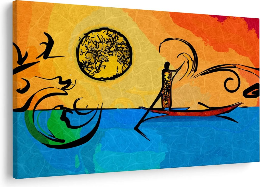 Egy ősi festmény képe (90x60 cm)
