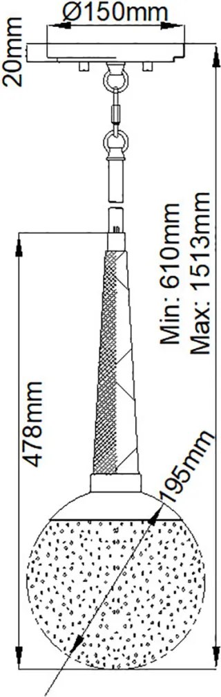 ELSTEAD QN-MARILYN-MP MARILYN Egyágú Függesztett Lámpa Fém E27 IP20
