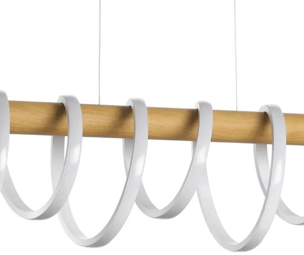 ONLI - LED Csillár zsinóron NILO LED/70W/230V 4000K barna/fehér