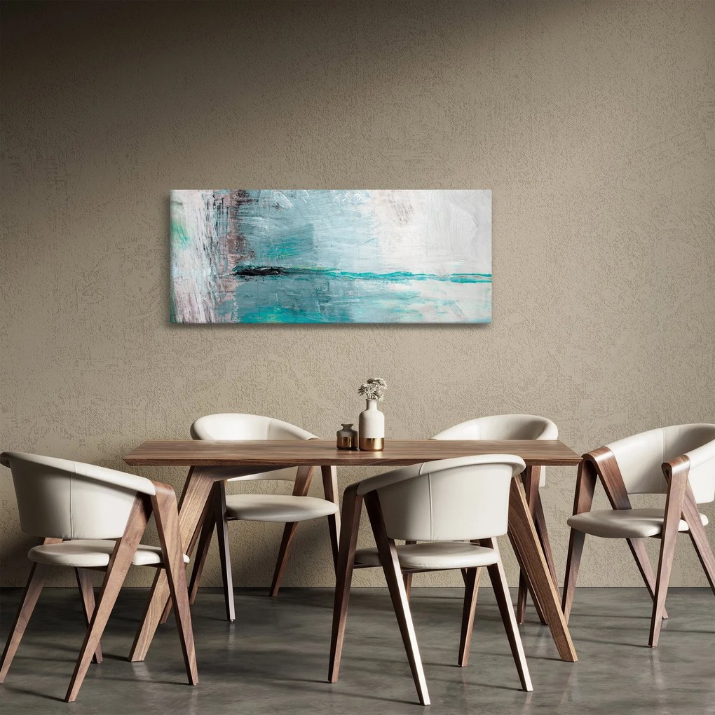 Kép - Absztrakt olajfestmény (120x50 cm)