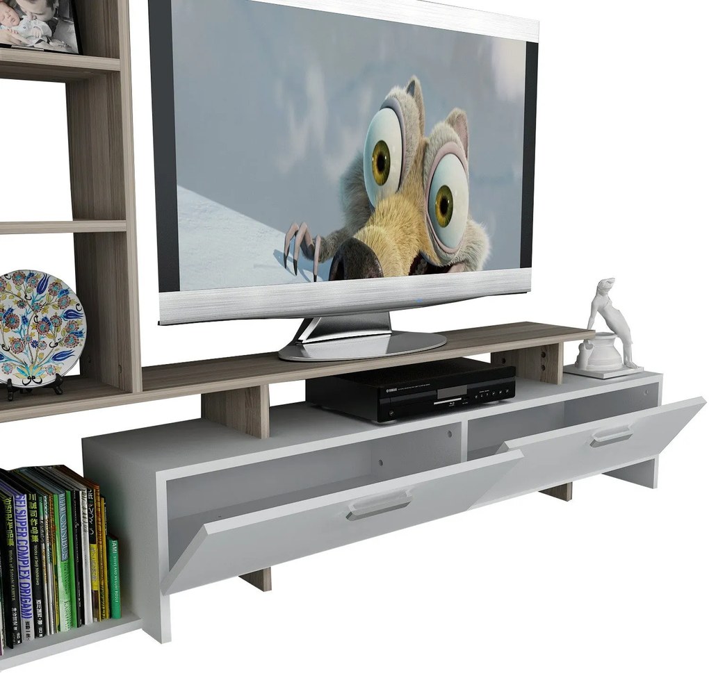 TV szekrény Şimal - White, Cordoba