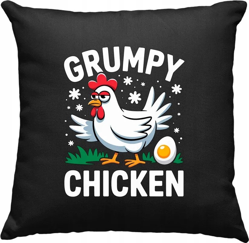 Csirke párna chiken madár tojás 1 fekete