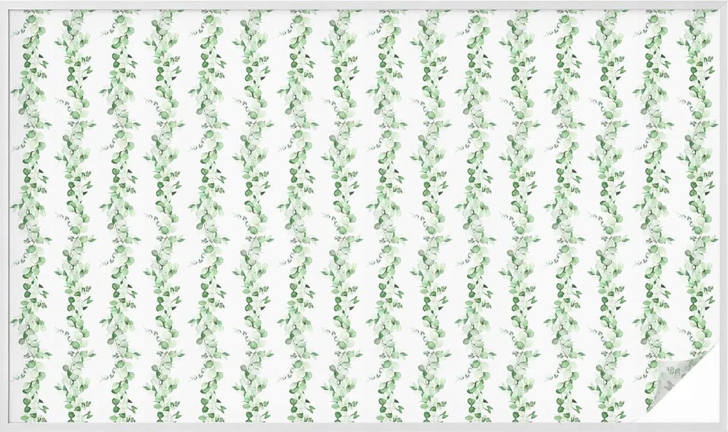 Öntapadós Ablakfólia Adatvédelem Zöld girlandok 200x116