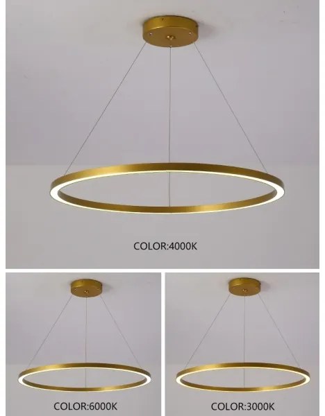 Immax NEO 07159-G80 - LED Dimmelhető csillár FINO LED/60W/230V Tuya arany + távirányító