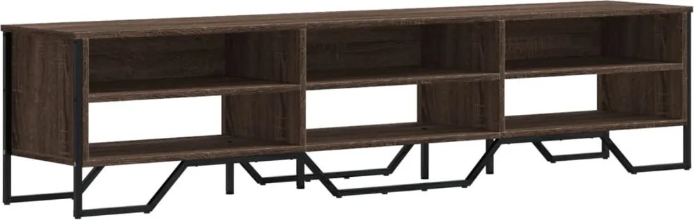 vidaXL barna tölgyszínű szerelt fa TV-szekrény 180 x 34 x 41 cm