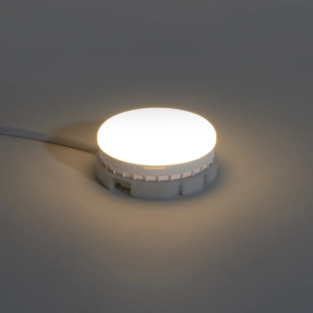 5 darabos GX53 Dim to Warm LED izzókészlet 7W 750 lm 2700K-4000K