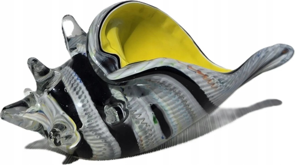 Murano Kagyló Üveg Figura Szobor Dekoráció Ajándék