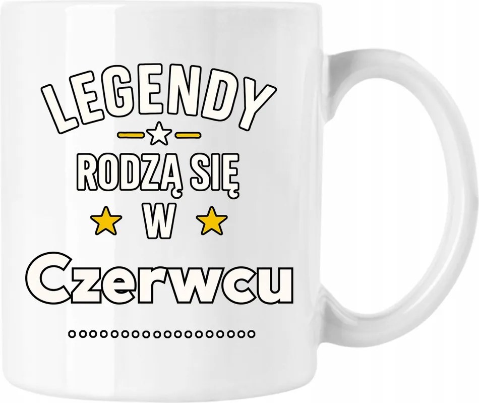 Bögre Legenda Születésnap Június Fehér 330ml