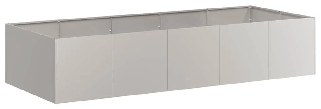 vidaXL ültető rozsdás 200x80x40 cm időjárásálló acélból