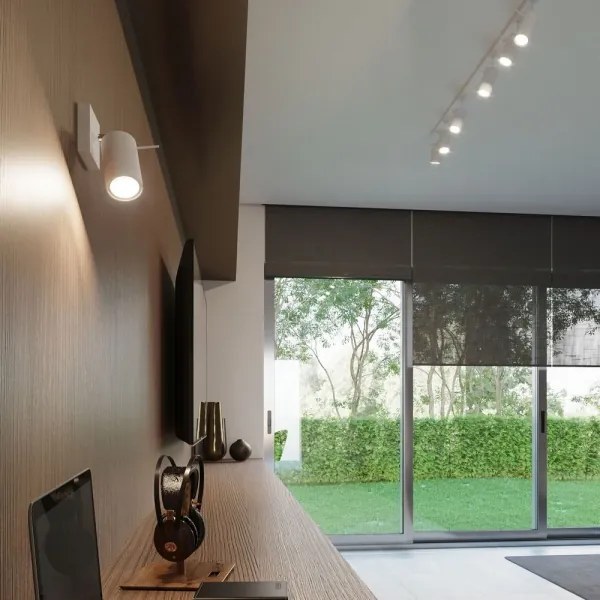 Sollux SL.1024 - Fali spotlámpa RING 1xGU10/10W/230V fehér