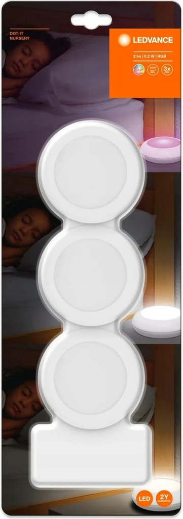 Ledvance DOT-it Nursery Rgb 3 db LED-es éjszakai fény távirányítóval