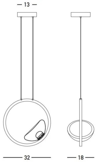 Zambelis 23028 - LED Dimmelhető csillár zsinóron LED/7W/230V 3000K arany