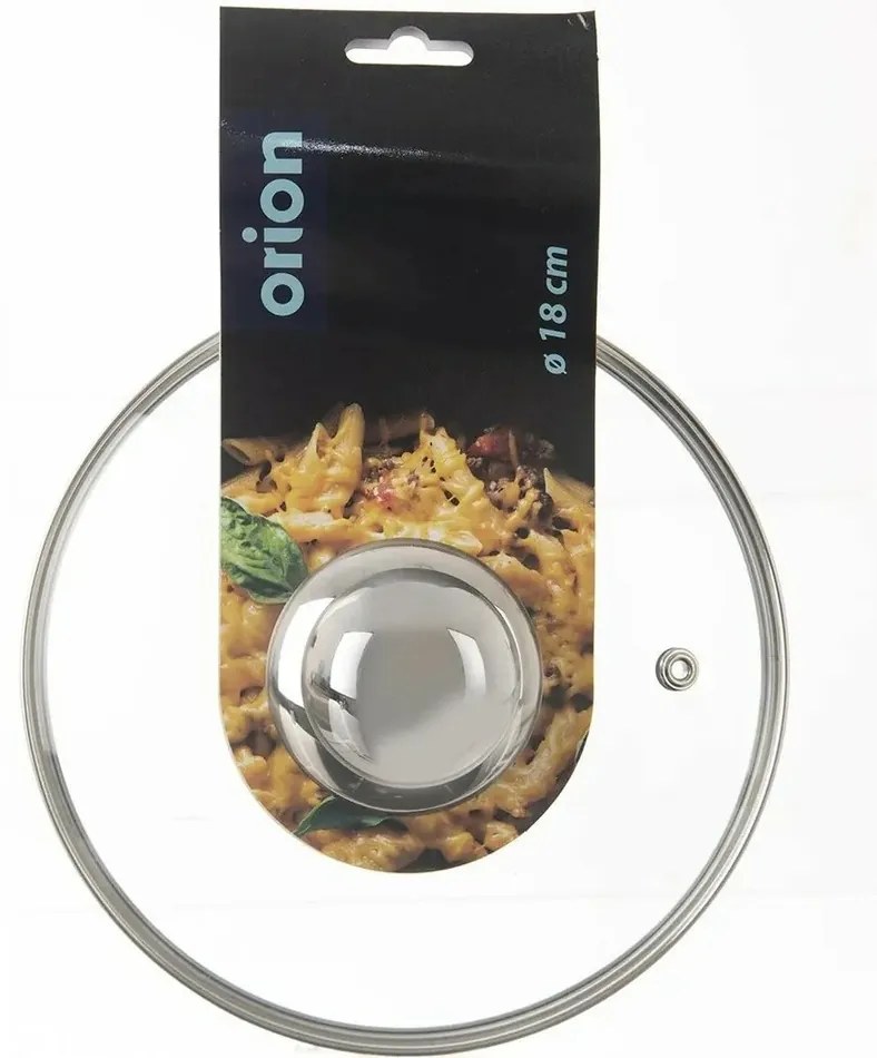 Orion üvegfedél fogantyúval, 18 cm, 18 cm